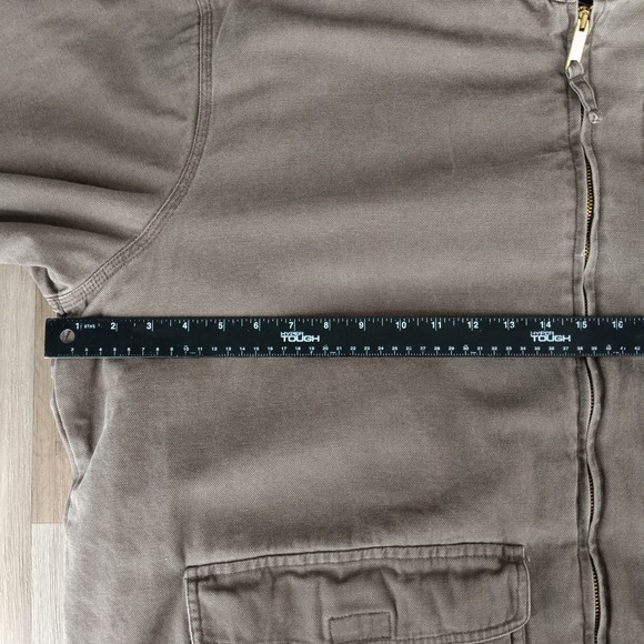 Walls Work Jacket 2XL Chore Coat Barn‎ Coat Full Zip Brown Cotton Canvas - Picture 12 of 16